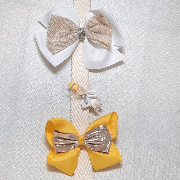 Ribbon Sculpture & Specialty Hair Bows Set of 3 - Picture 1 of 8